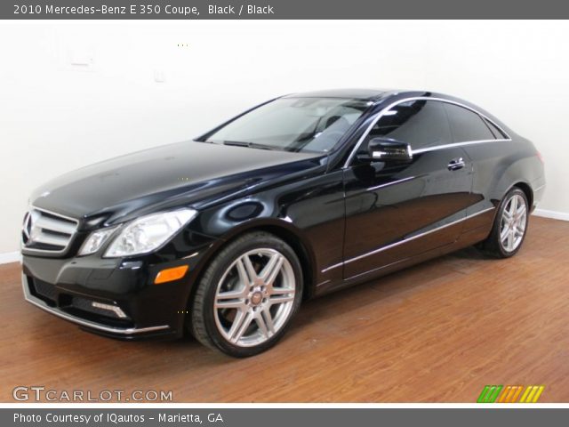 2010 Mercedes-Benz E 350 Coupe in Black