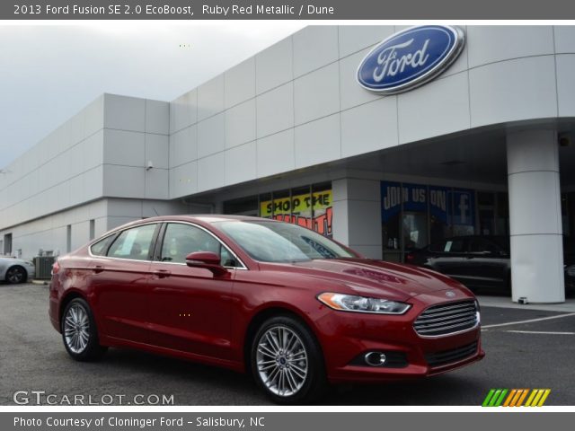 2013 Ford Fusion SE 2.0 EcoBoost in Ruby Red Metallic