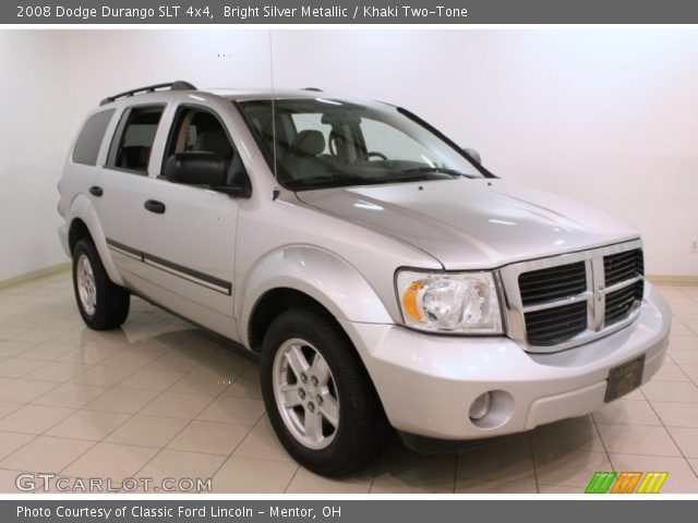 2008 Dodge Durango SLT 4x4 in Bright Silver Metallic