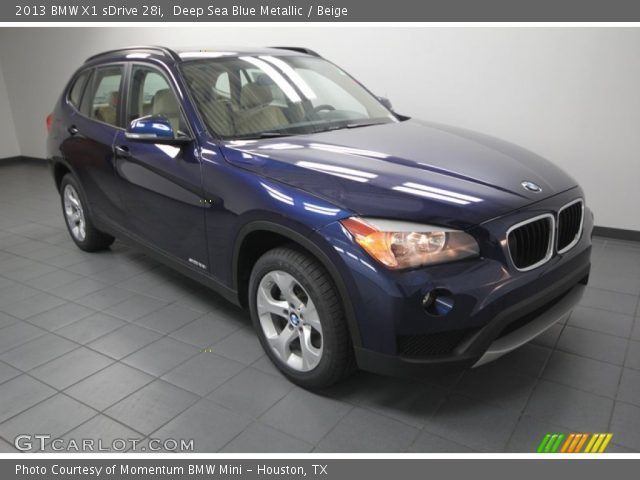 2013 BMW X1 sDrive 28i in Deep Sea Blue Metallic