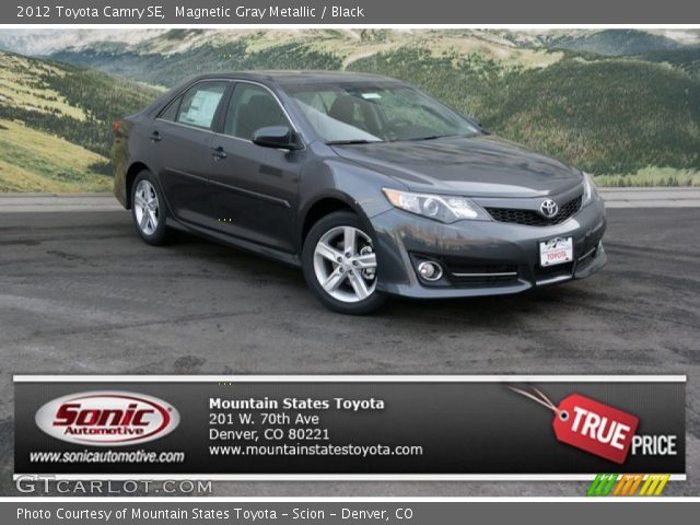 2012 Toyota Camry SE in Magnetic Gray Metallic