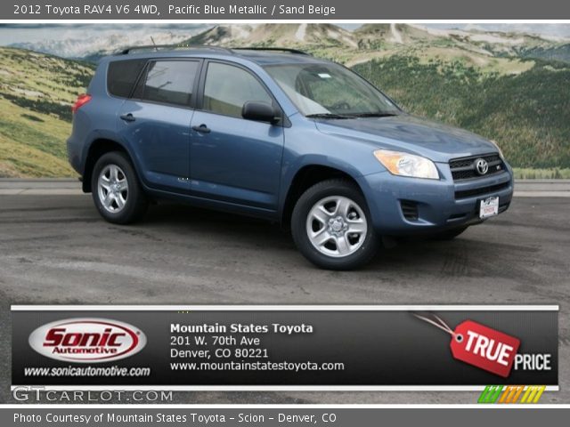 2012 Toyota RAV4 V6 4WD in Pacific Blue Metallic