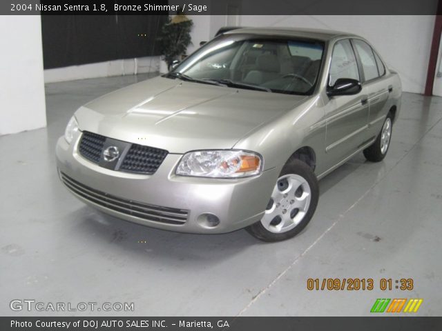 2004 Nissan Sentra 1.8 in Bronze Shimmer