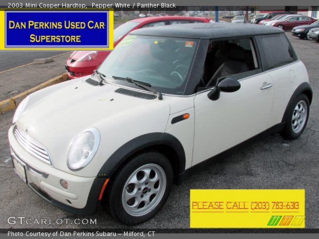 2003 Mini Cooper Hardtop in Pepper White