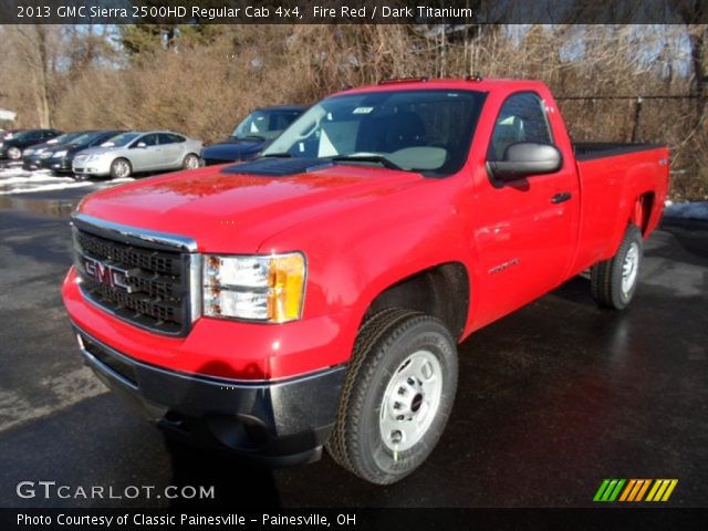 2013 GMC Sierra 2500HD Regular Cab 4x4 in Fire Red