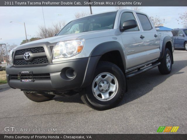2011 Toyota Tacoma PreRunner Double Cab in Silver Streak Mica