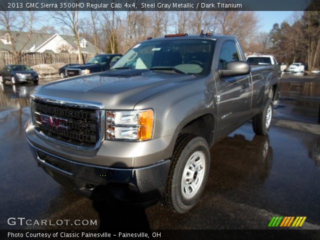 2013 GMC Sierra 3500HD Regular Cab 4x4 in Steel Gray Metallic