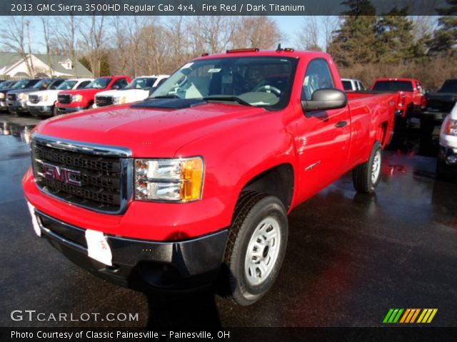 2013 GMC Sierra 3500HD Regular Cab 4x4 in Fire Red