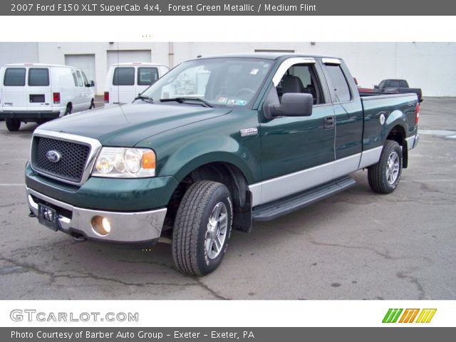 2007 Ford F150 XLT SuperCab 4x4 in Forest Green Metallic