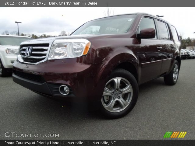 2012 Honda Pilot EX-L in Dark Cherry Pearl II