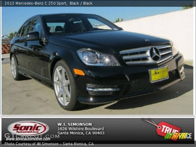 2013 Mercedes-Benz C 250 Sport in Black
