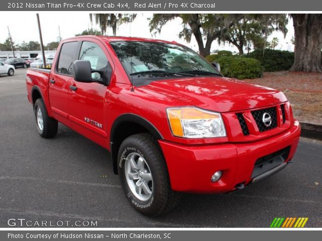 2012 Nissan Titan Pro-4X Crew Cab 4x4 in Red Alert