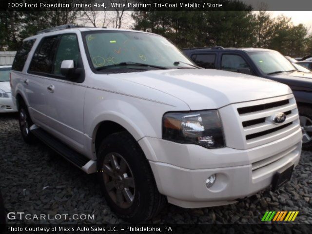 2009 Ford Expedition Limited 4x4 in White Platinum Tri-Coat Metallic