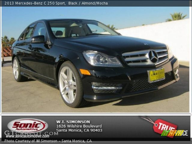 2013 Mercedes-Benz C 250 Sport in Black