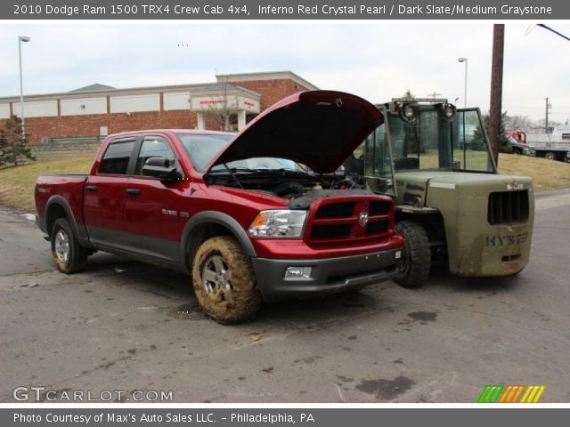 2010 Dodge Ram 1500 TRX4 Crew Cab 4x4 in Inferno Red Crystal Pearl