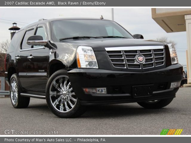 2007 Cadillac Escalade AWD in Black Raven