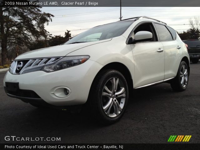 2009 Nissan Murano LE AWD in Glacier Pearl
