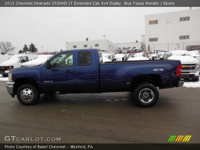 2013 Chevrolet Silverado 3500HD LT Extended Cab 4x4 Dually in Blue Topaz Metallic