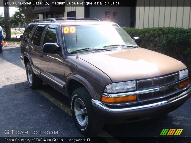 2000 Chevrolet Blazer LS in Medium Beige Mystique Metallic