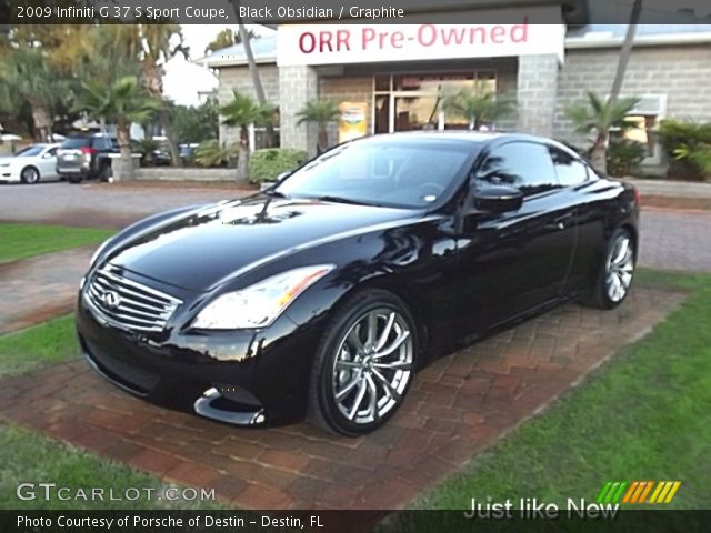 2009 Infiniti G 37 S Sport Coupe in Black Obsidian