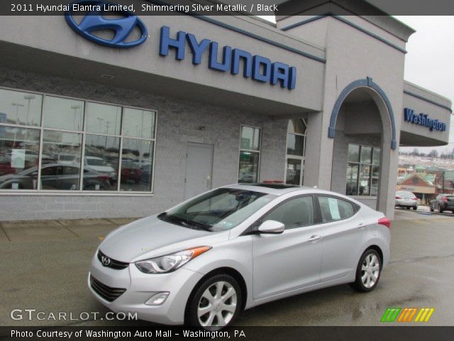 2011 Hyundai Elantra Limited in Shimmering Silver Metallic