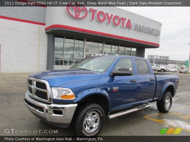 2011 Dodge Ram 2500 HD ST Crew Cab 4x4 in Deep Water Blue Pearl