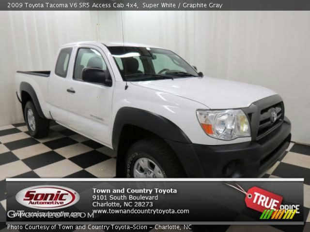 2009 Toyota Tacoma V6 SR5 Access Cab 4x4 in Super White