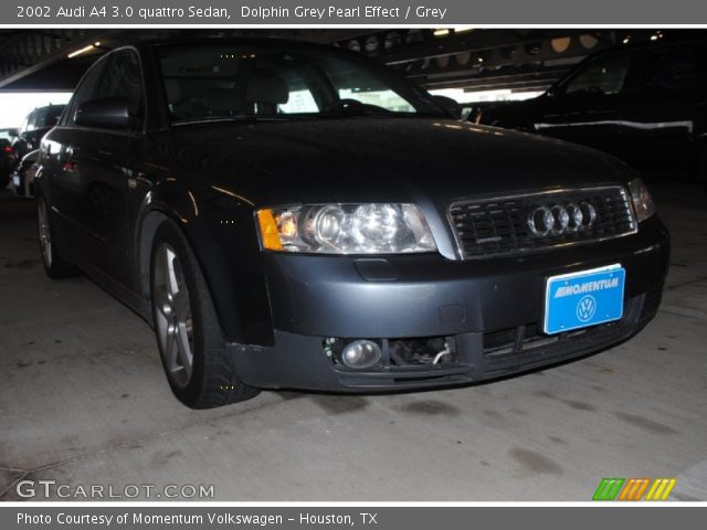 2002 Audi A4 3.0 quattro Sedan in Dolphin Grey Pearl Effect