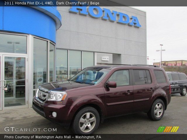 2011 Honda Pilot EX-L 4WD in Dark Cherry Pearl