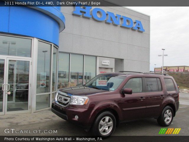2011 Honda Pilot EX-L 4WD in Dark Cherry Pearl
