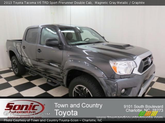 2013 Toyota Tacoma V6 TRD Sport Prerunner Double Cab in Magnetic Gray Metallic