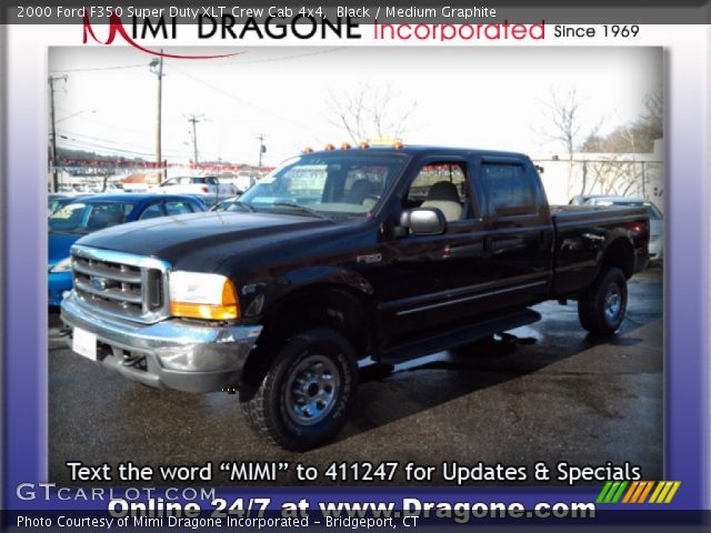2000 Ford F350 Super Duty XLT Crew Cab 4x4 in Black