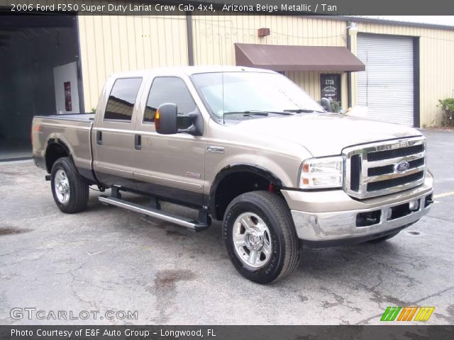 2006 Ford F250 Super Duty Lariat Crew Cab 4x4 in Arizona Beige Metallic