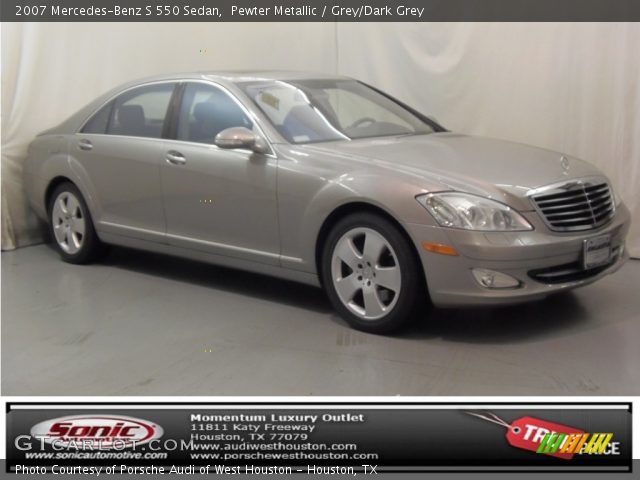 2007 Mercedes-Benz S 550 Sedan in Pewter Metallic