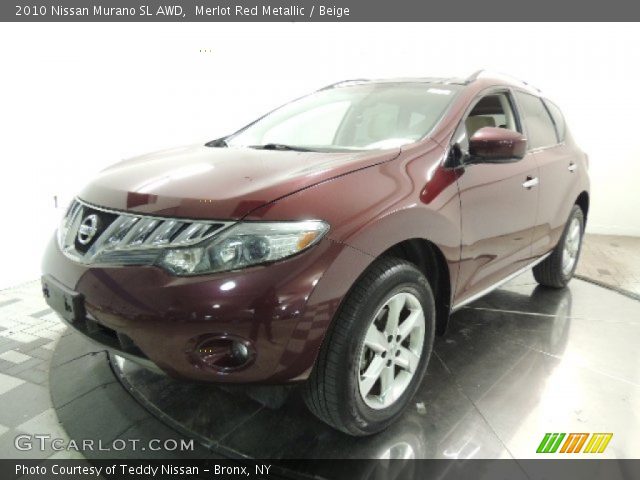 2010 Nissan Murano SL AWD in Merlot Red Metallic