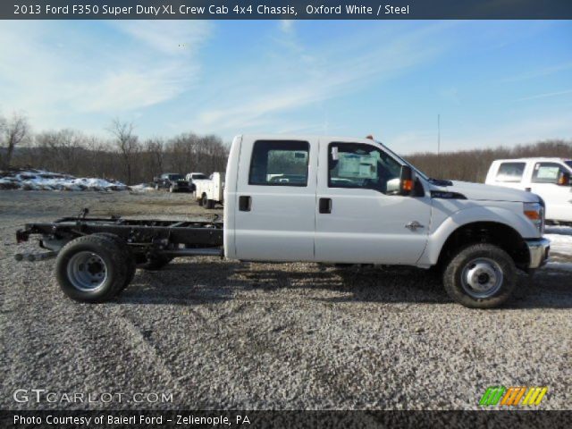 2013 Ford F350 Super Duty XL Crew Cab 4x4 Chassis in Oxford White