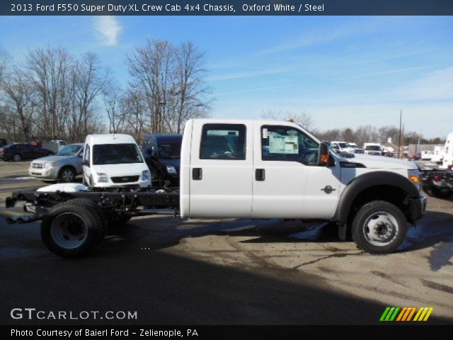 2013 Ford F550 Super Duty XL Crew Cab 4x4 Chassis in Oxford White