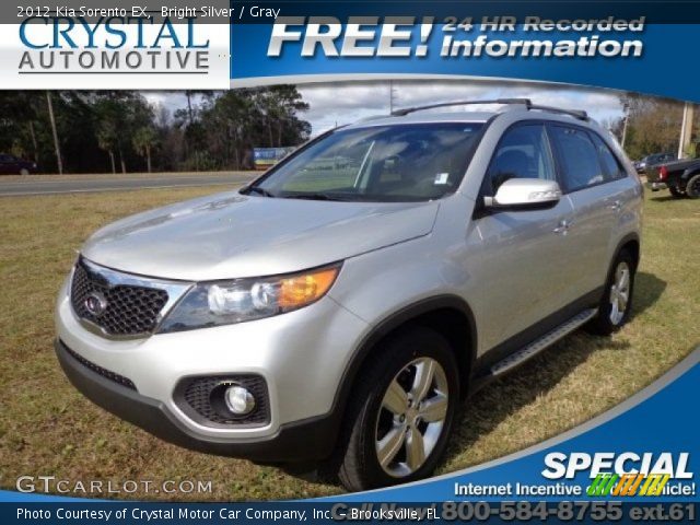 2012 Kia Sorento EX in Bright Silver