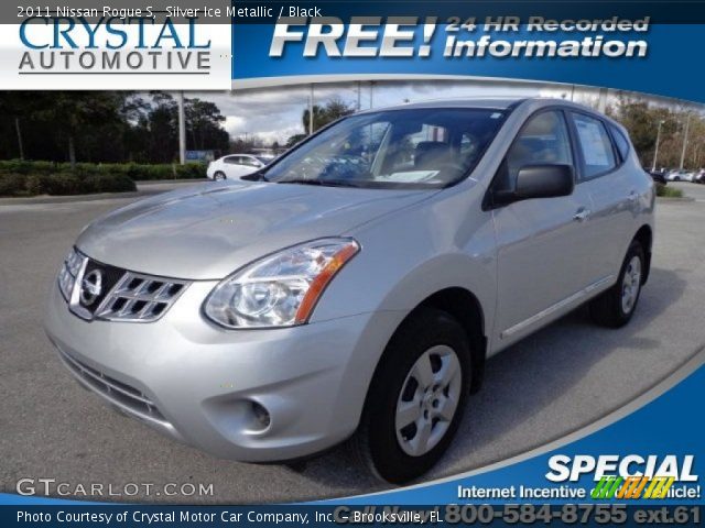 2011 Nissan Rogue S in Silver Ice Metallic