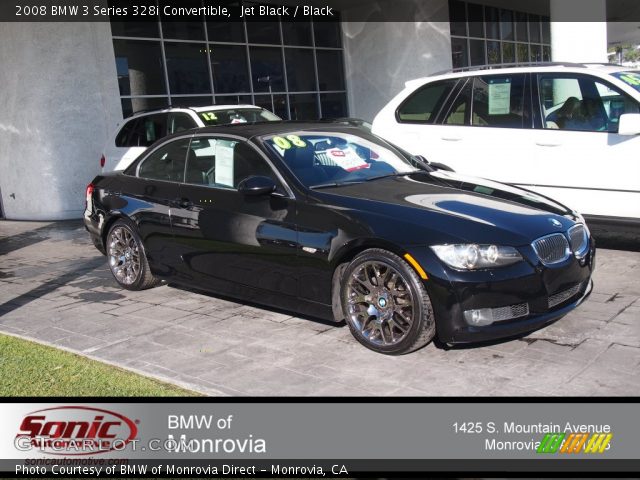 2008 BMW 3 Series 328i Convertible in Jet Black