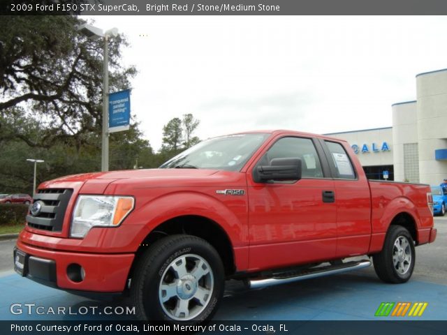2009 Ford F150 STX SuperCab in Bright Red