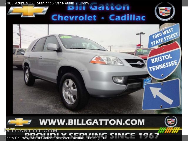 2003 Acura MDX  in Starlight Silver Metallic