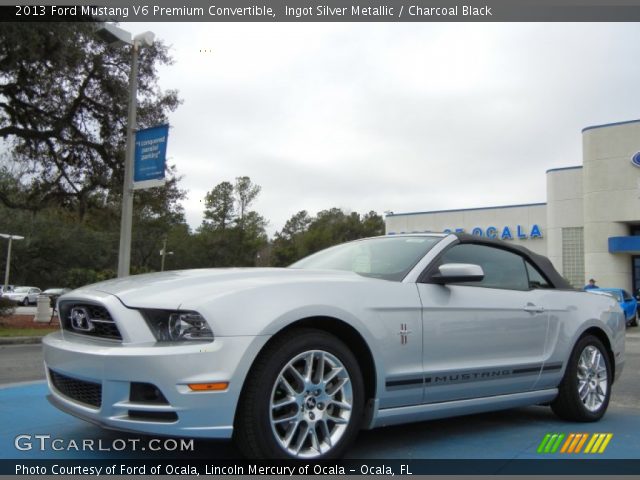 2013 Ford Mustang V6 Premium Convertible in Ingot Silver Metallic