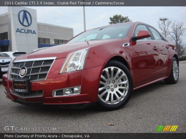 2011 Cadillac CTS 3.6 Sedan in Crystal Red Tintcoat