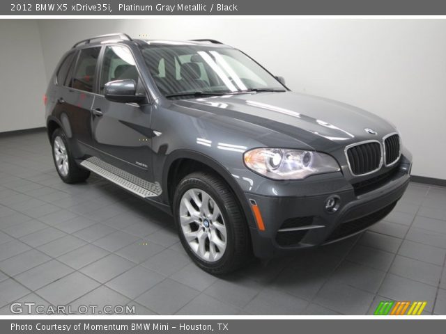 2012 BMW X5 xDrive35i in Platinum Gray Metallic
