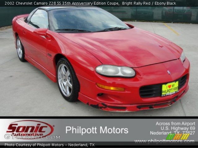 2002 Chevrolet Camaro Z28 SS 35th Anniversary Edition Coupe in Bright Rally Red