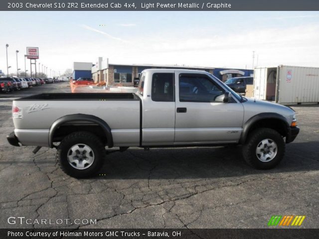 2003 Chevrolet S10 ZR2 Extended Cab 4x4 in Light Pewter Metallic