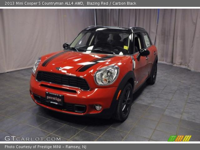 2013 Mini Cooper S Countryman ALL4 AWD in Blazing Red