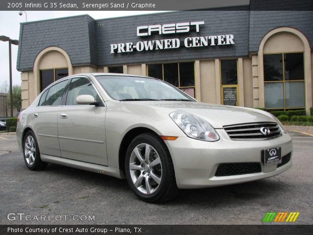 2005 Infiniti G 35 Sedan in Serengeti Sand