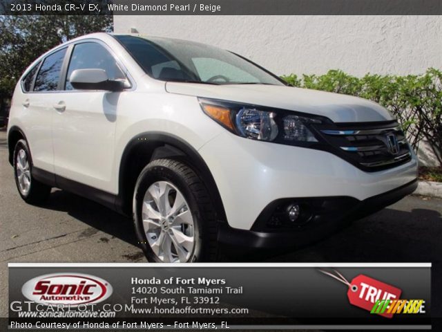 2013 Honda CR-V EX in White Diamond Pearl
